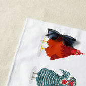 Serviette De Plage  Poulet mou (En situation)