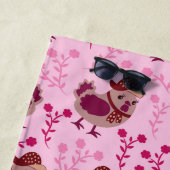 Serviette De Plage Poulets mignons (En situation)