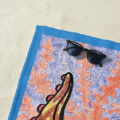 Serviette De Plage Poulpe bimaculé des Caraïbes (En situation)