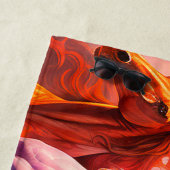 Serviette de plage pour chevaux (En situation)