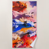 Serviette de plage pour chevaux (Devant)