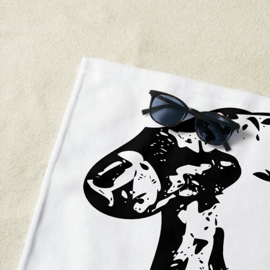 Serviette de plage pour chiens de repos (En situation)