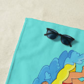 Serviette de plage pour enfants (En situation)
