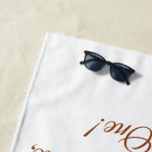 Serviette de plage pour enfants | "Ours en train d (En situation)