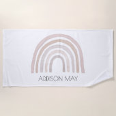 Serviette de plage pour enfants Rainbow (Devant)