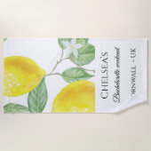 Serviette de plage pour enterrement de vie de jeun (Devant)