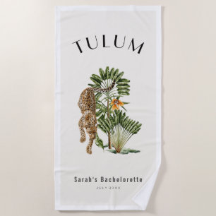 Serviette de plage pour enterrement de vie de jeun