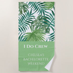 Serviette de plage pour enterrement de vie de jeun
