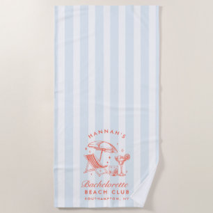Serviette de plage pour enterrement de vie de jeun