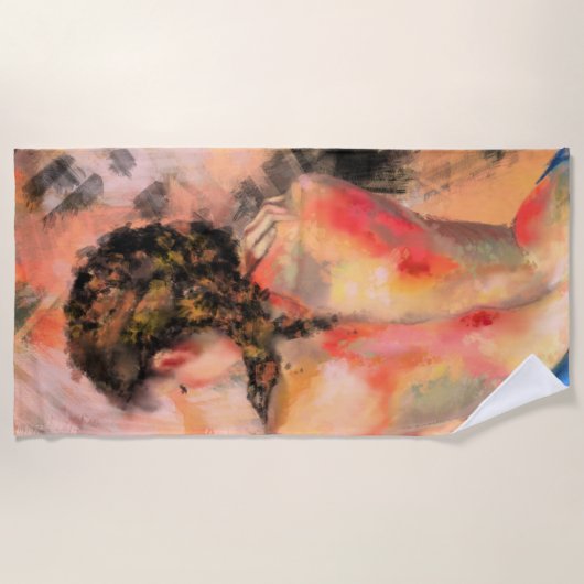 Serviette de plage pour femme Body Beach (Devant)