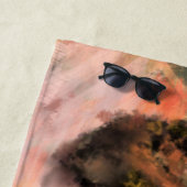 Serviette de plage pour femme Body Beach (En situation)