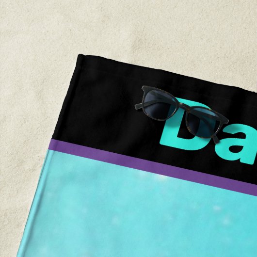 Serviette de plage pour filles Dance Pastel (En situation)