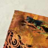 Serviette de plage pour filles et girafe africaine (En situation)