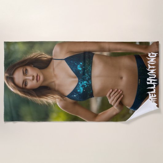 Serviette de plage pour la chasse aux coquillages (Devant)