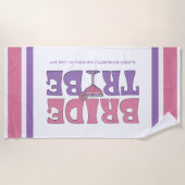 Serviette de plage pour l'enterrement de vie de je (Devant)