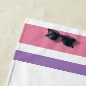 Serviette de plage pour l'enterrement de vie de je (En situation)