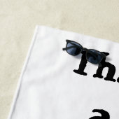 Serviette de plage pour les diplômés (En situation)