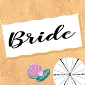 Serviette de plage pour mariée de Bachelorette per