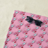 Serviette de plage pour téléphone portable (En situation)