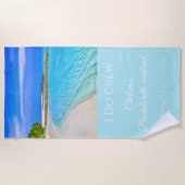 Serviette de plage pour week-end de jeune fille en (Devant)