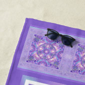 Serviette De Plage Pourpre W1 (En situation)