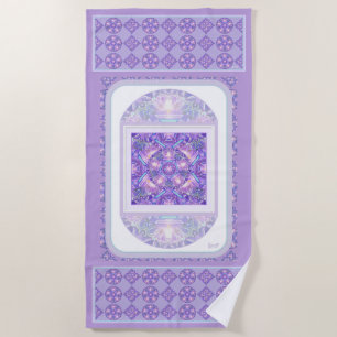 Serviette De Plage Pourpre W1