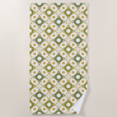 Serviette De Plage Poursuites Olive — (Devant)