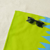 Serviette De Plage Poussin de Pâques avec Bouzouki (En situation)