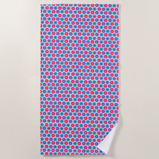 Serviette De Plage Pouvoir des Fleurs (Devant)