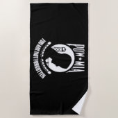 SERVIETTE DE PLAGE POW/MIA (Devant)