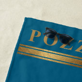 Serviette de plage Pozzallo Sicilia Torre Cabrera (En situation)