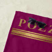 Serviette de plage Pozzallo Sicilia Torre Cabrera (En situation)