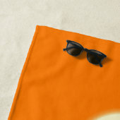 Serviette De Plage pré au coucher du soleil (En situation)