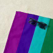 Serviette De Plage Premier drapeau de la Rainbow Pride (En situation)