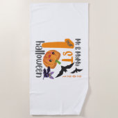 Serviette De Plage Premier Halloween (Devant)