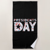 Serviette De Plage Presidents Day Essential (Devant)