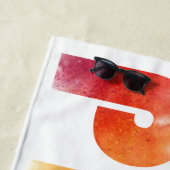 Serviette De Plage Pride arc-en-ciel (En situation)