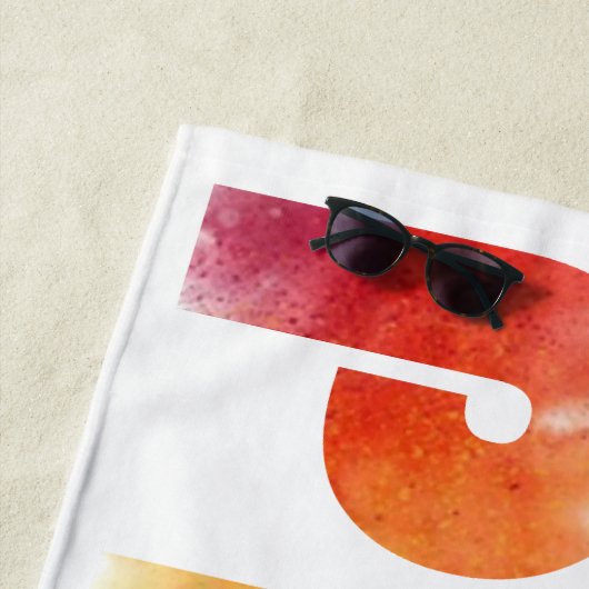 Serviette De Plage Pride arc-en-ciel (En situation)