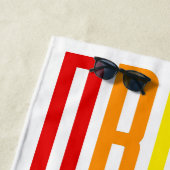 Serviette De Plage Pride Love is Love Lesbian Couple Sign LGBT (En situation)