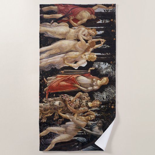 Serviette De Plage Primavera Sandro Botticelli (Devant)