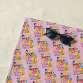 Serviette De Plage Princess Beach Towel (En situation)
