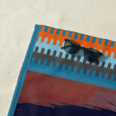 Serviette De Plage Princesse amérindienne guerrière (En situation)