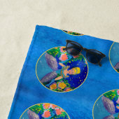 Serviette De Plage Princesse "Art by Kids" (En situation)