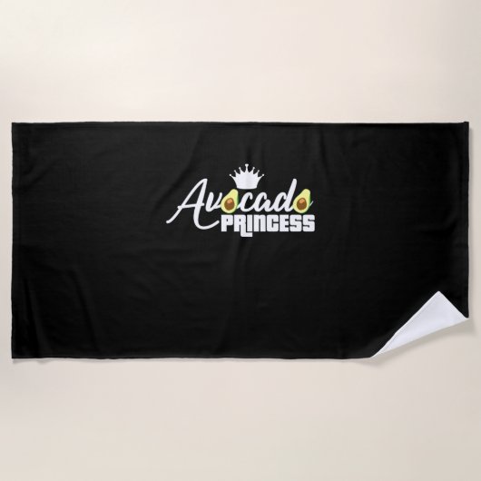 Serviette De Plage Princesse Avocado (Devant)