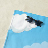 Serviette De Plage Princesse bleue et Dragon Nom personnalisé (En situation)