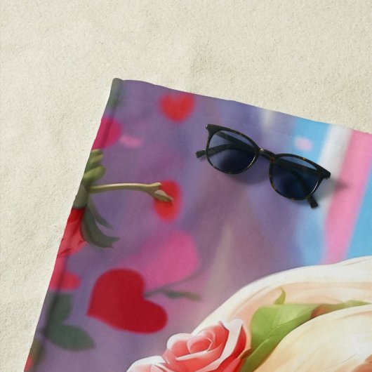 Serviette De Plage princesse de printemps (En situation)