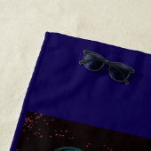 Serviette de plage Princesse Papillon (En situation)