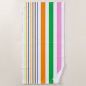 Serviette de plage printemps Caraïbes Coloré Rayur (Devant)