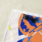 Serviette De Plage prises. vagues. tortues (En situation)