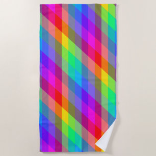 Serviette De Plage Prismes spectraux colorés